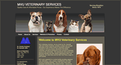 Desktop Screenshot of mvuvetservices.com