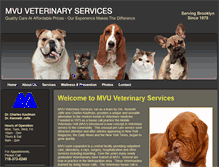 Tablet Screenshot of mvuvetservices.com